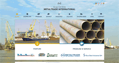Desktop Screenshot of metaltrade.ro