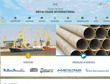 Tablet Screenshot of metaltrade.ro